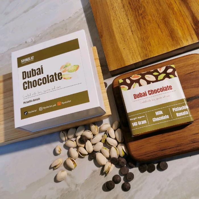 

NYOKELAT COKELAT DUBAI PISTACHIO KUNAFA MINI COKELAT BAR Chocolate Snack Food Susu Makanan Cemilan