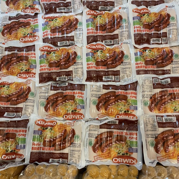 

HJK Sosis sapi Bratwurst Kimbo isi 10 pcs (500 gram)