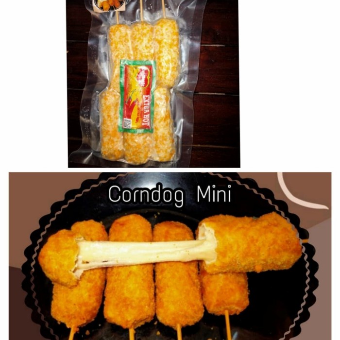 

HJK Corndog Mini / Corn Dog Mini (sosis mozzarella)