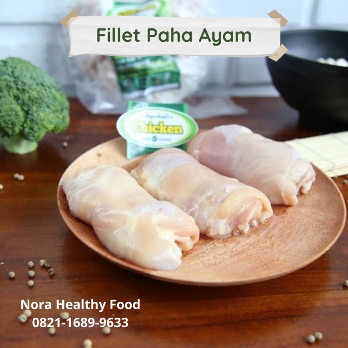 

HJK Ayam Organik Probiotik Berkah Chicken - Fillet Paha 400 - 450gr
