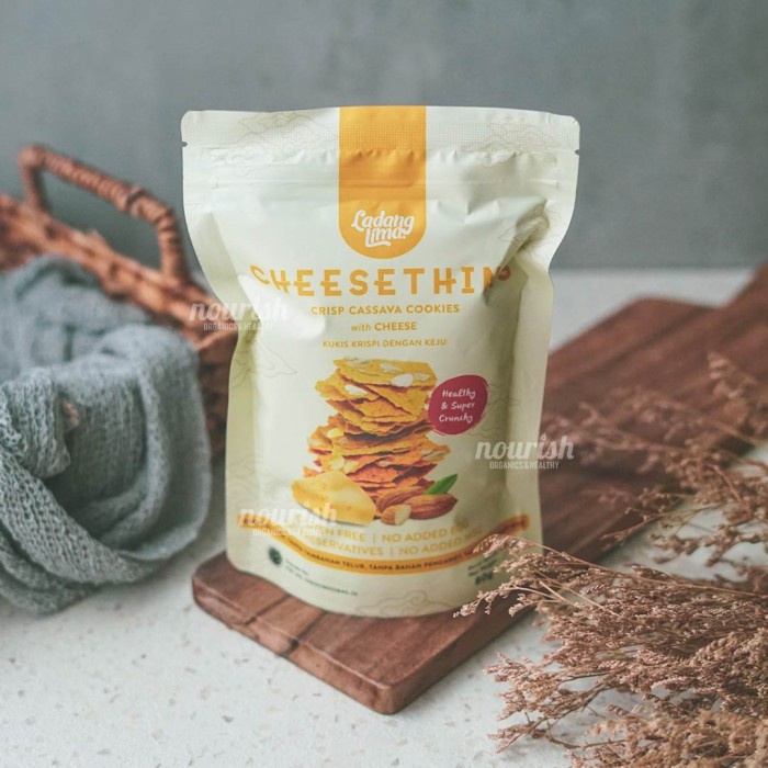 

HJK Ladang Lima, Cheesethins Cookies Gluten Free 80gr