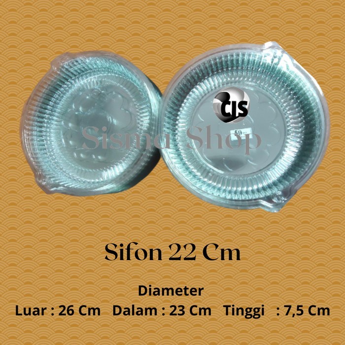 Mika Bolu Bulat / Mika Sifon / Mika Cake Tray / Mika Chiffon 22 Cm