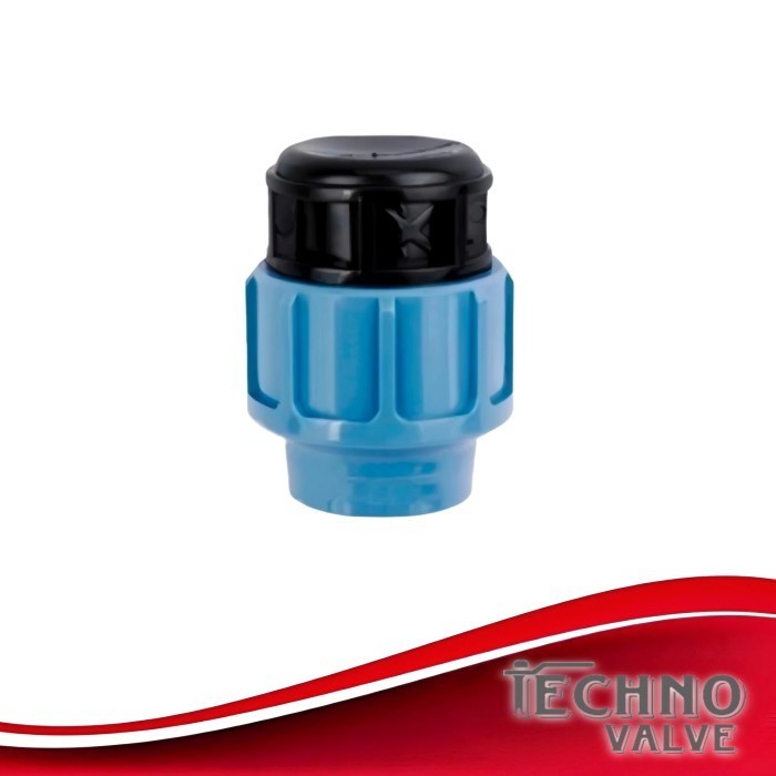 FITTING DOP HDPE 2 1/2" INCH / END CAP COMPRESSION HDPE 75MM