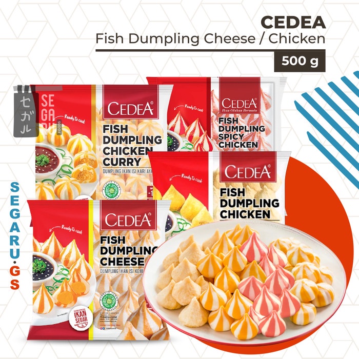 

Cedea Fish Dumpling Cheese / Chicken / Curry / Spicy 500 Gram