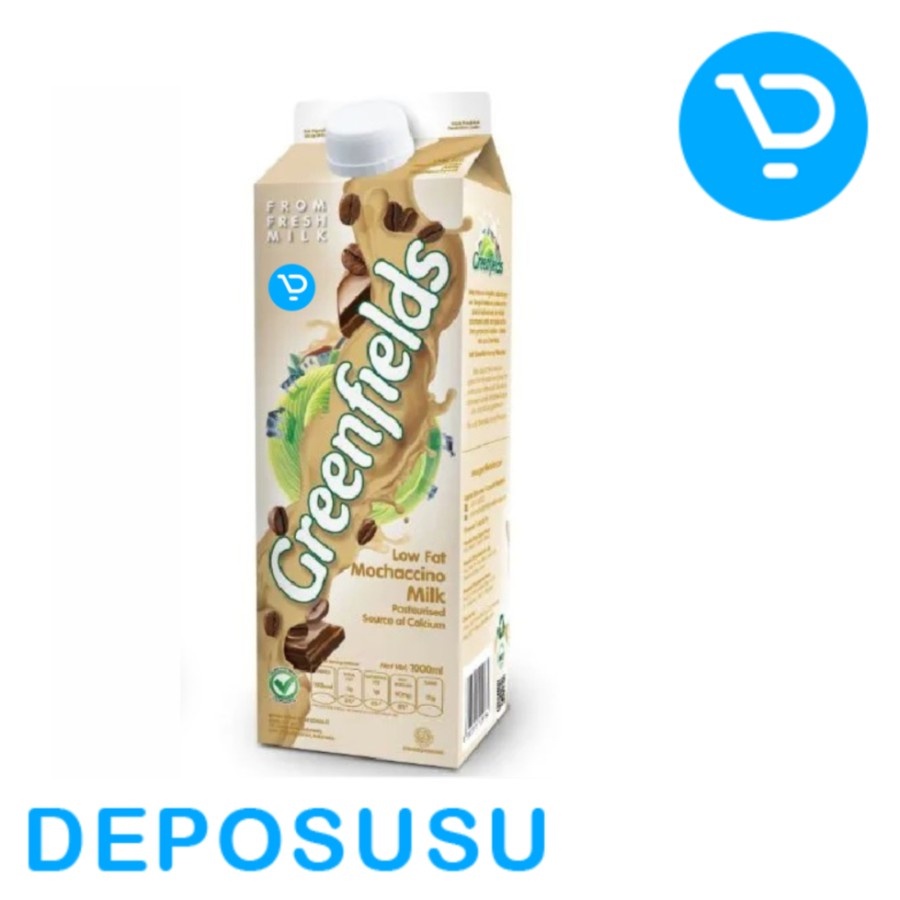 

GREENFIELDS Susu Fresh Milk Low Fat Caffe Latte 950ml
