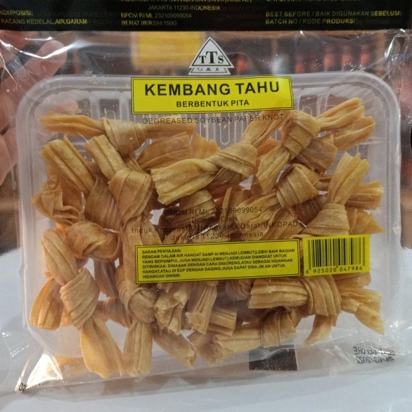 

TTS Kembang Tahu Pita / Soybean Paper Knot 150gr Paperknot