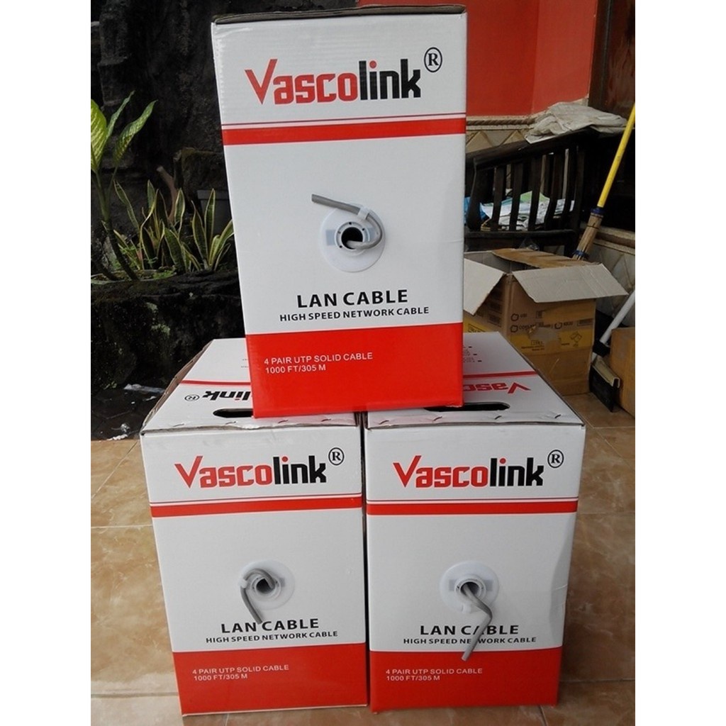 Vascolink Cat 6 UTP 305m / 1 Roll kabel lan UTP cat6