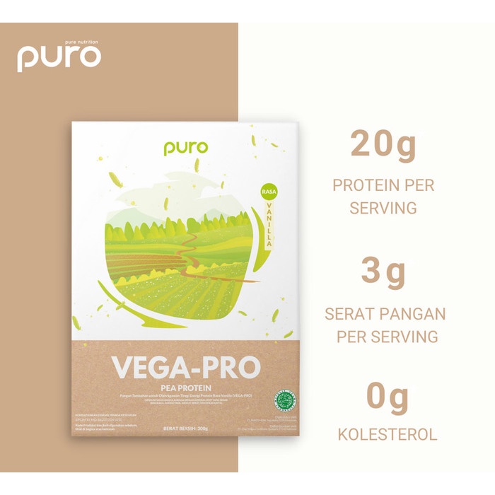 Berkualitas Puro Pea Protein Isolate 1.2Kg Not Soy Powder Kent Prana On Plant