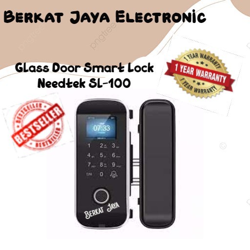 Akses door Needtek SL-100 Glass Door Smart Lock Access Control