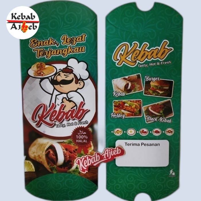 

Dus kebab kecil isi 100 karton