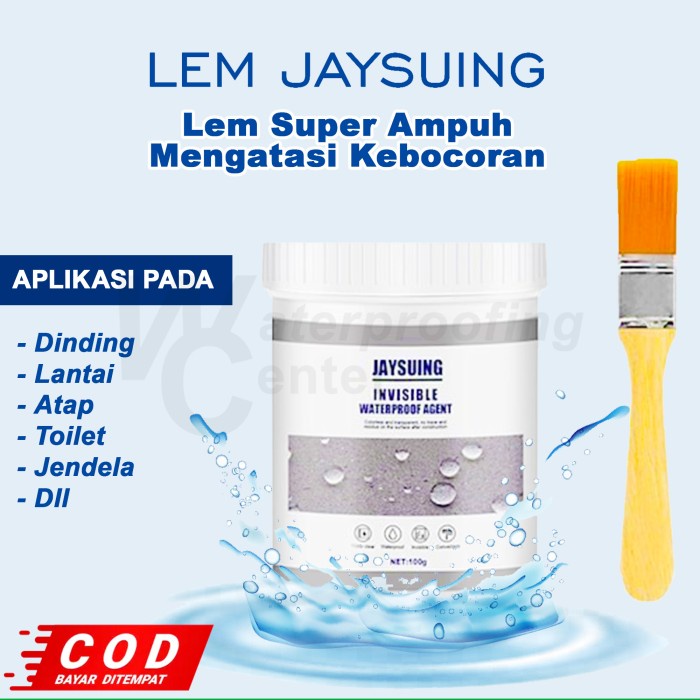 

SALE TERHOTT LEM TRANSPARAN ANTI BOCOR JAYSUING / LEM ANTI BOCOR SERBAGUNA READYY