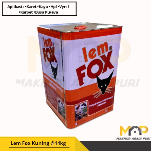

SALE TERHOTT LEM KAYU - LEM FOX KUNING @14KG - LEM KAYU SERBAGUNA READYY