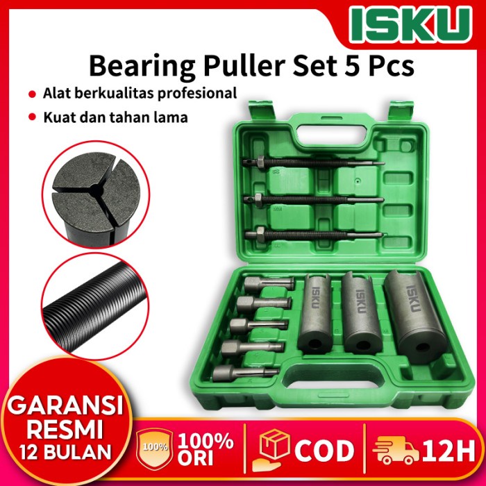 ISKU Treker Bearing Puller Set 5 Pcs CVT Treker Grip On Treker Bearing Puller Set