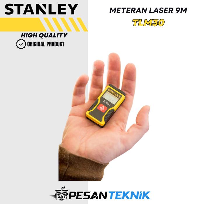 Meteran Laser STANLEY Alat Ukur Laser 9 Meter TLM30 Stanley STHT77425