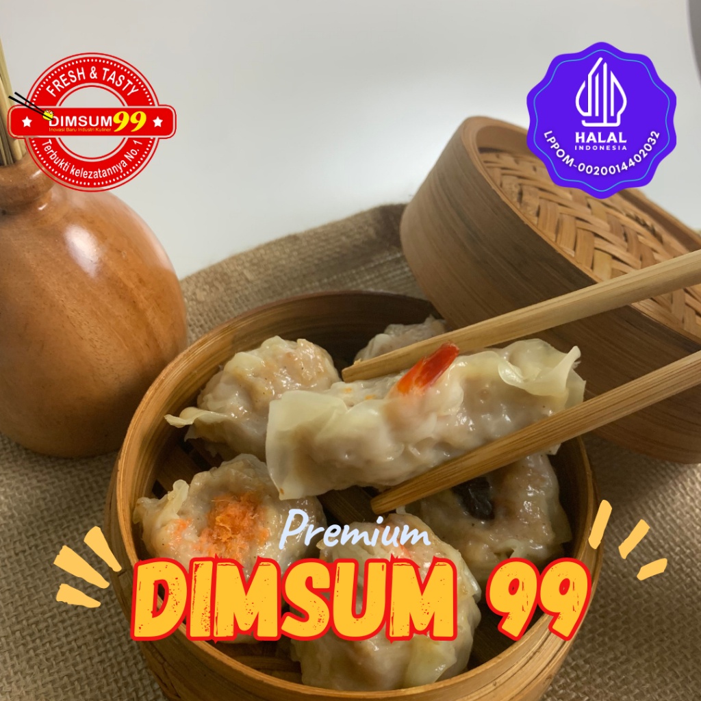

Terlaris Dimsum Ayam Frozen Mix Toping Lengkap isi 50pcs FREE Saus Merah & Lada Hitam