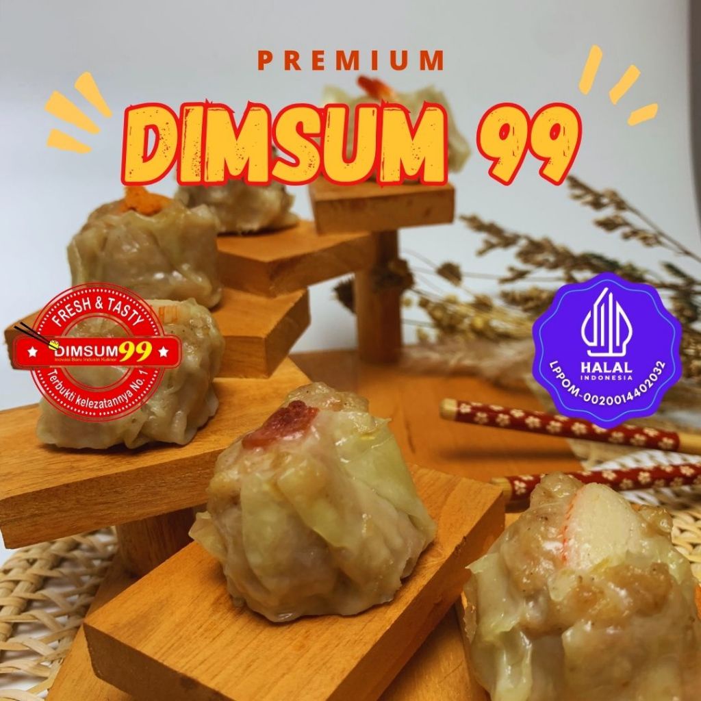 

Dimsum Ayam MIX Toping Frozen isi 25 pcs PREMIUM & HALAL, Kemasan Twinwall/vakum FREE Saus Merah &