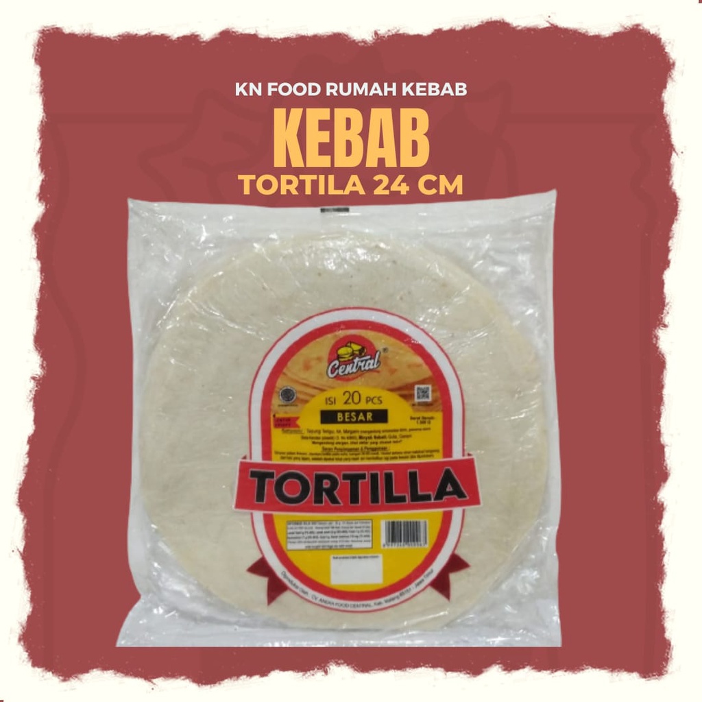 

Tortilla Kulit Kebab Polos / Gurih