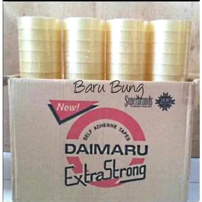 

ATKJaya- Isolasi Bening Daimaru 1 Inch Uk. 72 Yard (1 dus)