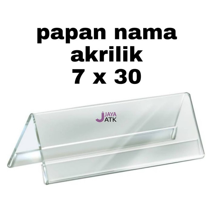 

ATKJaya- PAPAN NAMA AKRILIK PAPAN NAMA MEJA NAME PLATE ACRYLIC