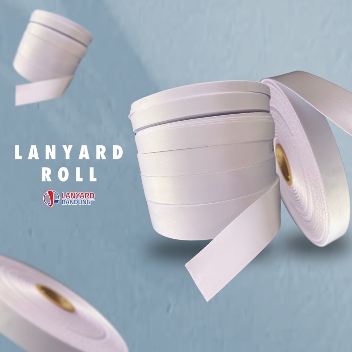 ATKJaya- bahan tali tisu / bahan tali printing sublim / pita lanyard tisu
