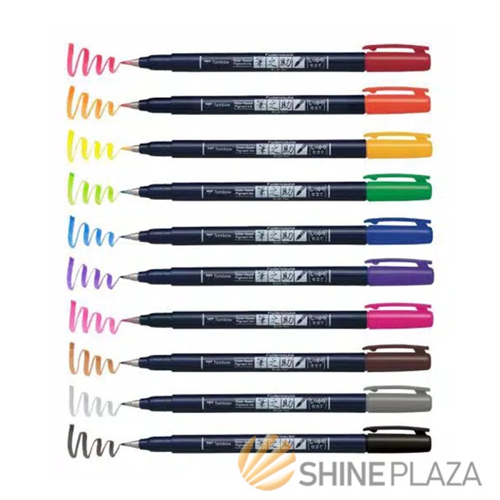 

ATKJaya- Tombow Fudenosuke Brush Pen Hard Tip - Art Markers