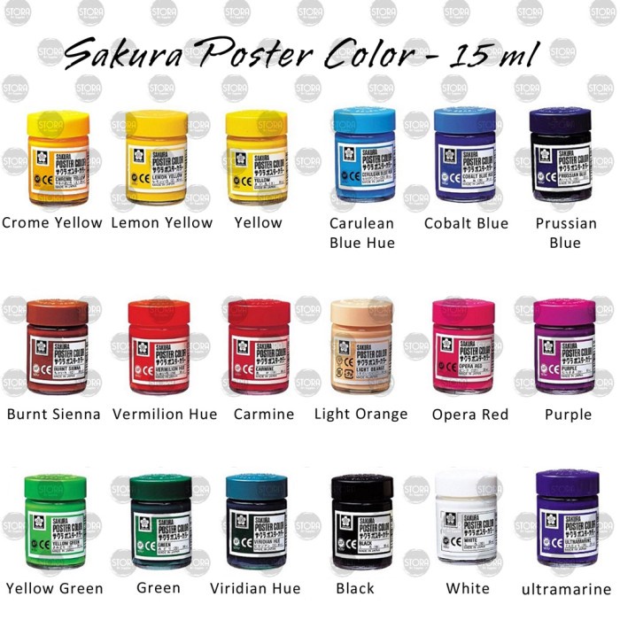 

ATKJaya- SAKURA POSTER COLOR / CAT POSTER - 15 ml