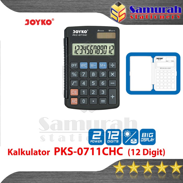 

ATKJaya- Kalkulator Joyko PKC 0711 HC Mesin Hitung PKC-0711 Calculator 12 Digit