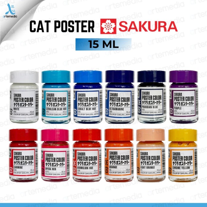 

ATKJaya- Cat Poster Sakura 15ml Poster Color - 01/02