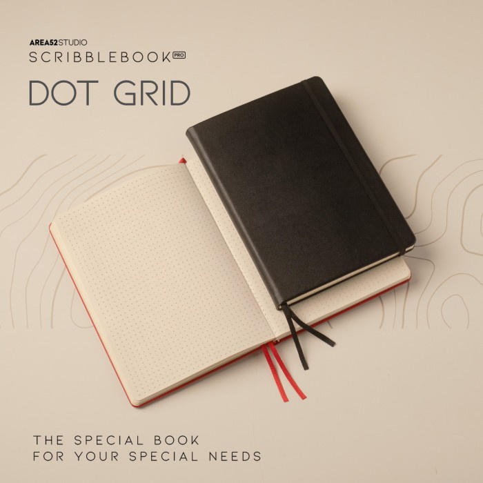 

ATKJaya- Scribblebook Pro DOT GRID - Dotted Journal