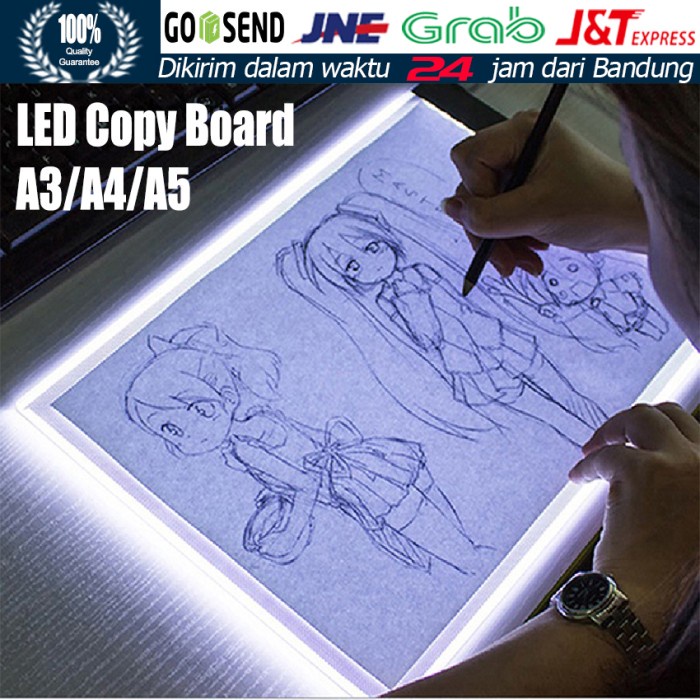 

ATKJaya- Drawing Tracing Board LED A4/A3 Copy Board Papan LED Jipak Gambar
