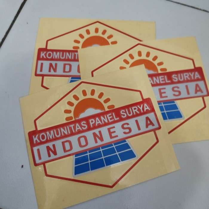 

ATKJaya- Stiker REI Komunitas Panel Surya Indonesia Versi Cutting Stiker