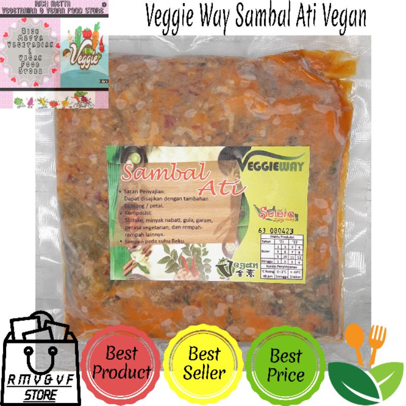 

Veggie Way - Sambal Ati / Ampela Vegetarian Vegan Sambel Ati /Ampla