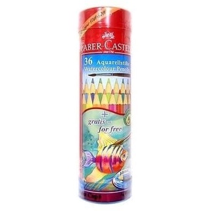 

ATKJaya- Faber Castell Watercolour Watercolor Pensil Pencils 36 Warna (TIN)