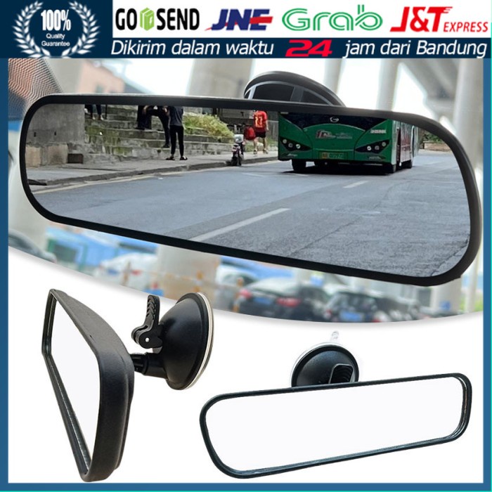 JAYAmart- Kaca Spion Dalam Tengah mobil universal Tempel Mobil . spion tengah tempel kaca depan.