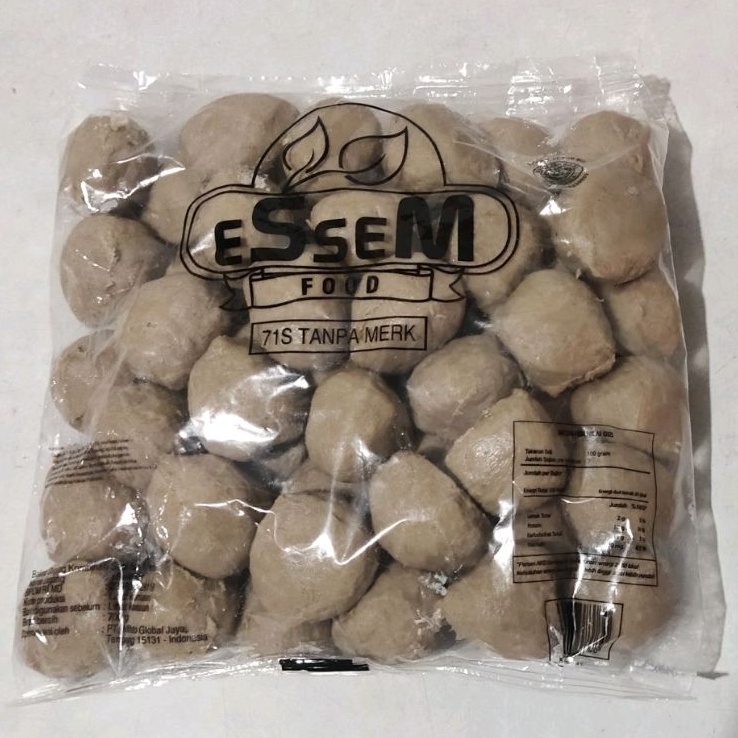 

Bakso Sapi Super Polos eSseM Food / Tanpa Merk isi 50