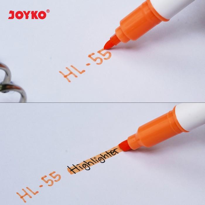 

[tmr] - Highlighter Penanda Joyko HL-55 1 Set 12 Pcs 12 Warna