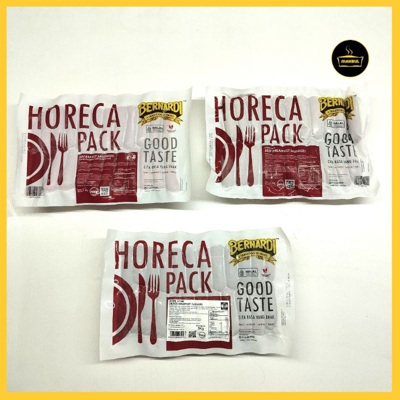 

Bernardi Horeca Sosis Sapi Premium, VP 1kg Sapi dan Ayam