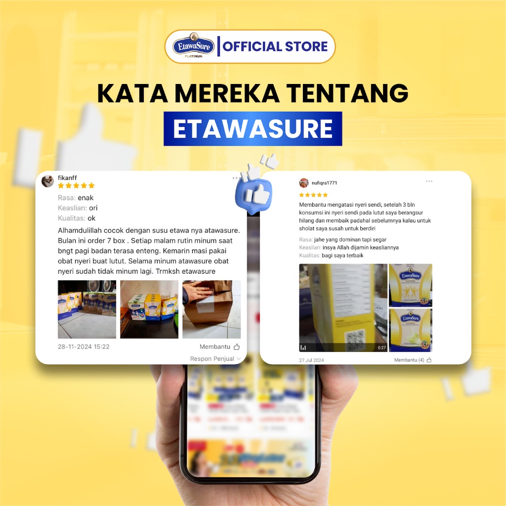 

Susu Etawa Untuk Asam Urat Tulang dan Nyeri Sendi Etawasure Susu Kambing Etawa Paket 3 Box