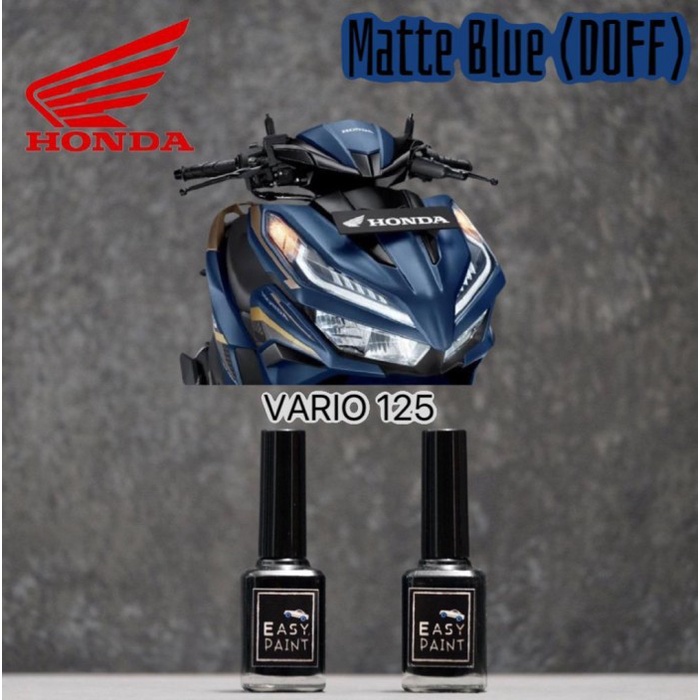 Cat Oles Motor Blue Metalic Matte Doff Honda Vario Biru Dof Metalik