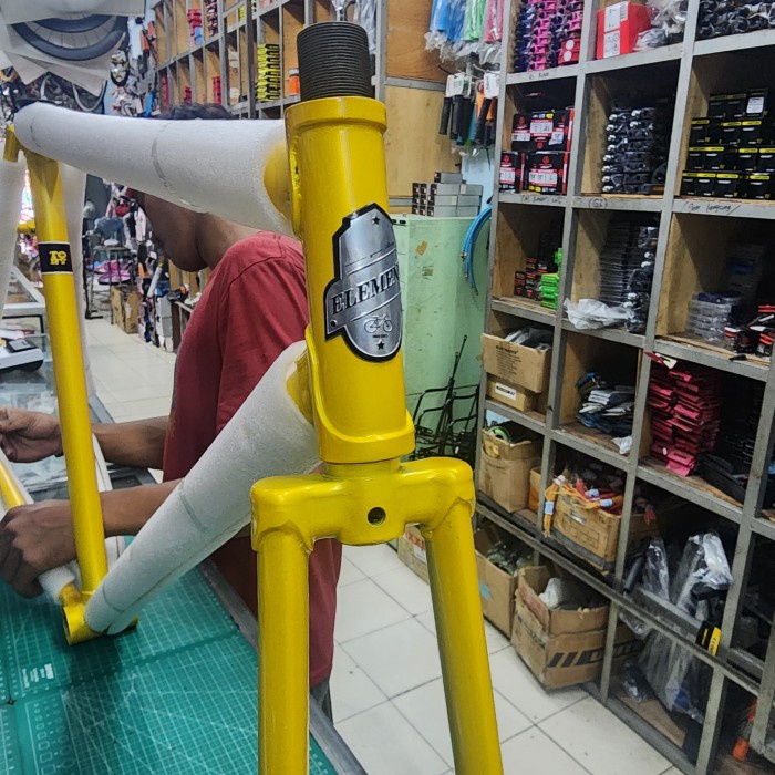 Frame set Fixie frame fork headset TORY FX Steel romolly Fixie gear DiskonJual MurahHarga