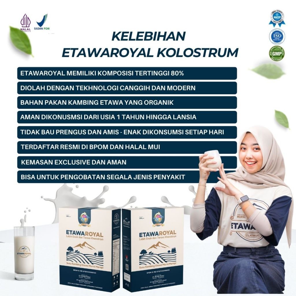 

Susu etawa anak / Susu Kecerdasan / Perubahan merk Etawaplus Platinum Asli / Etawaroyal Kolostrum /