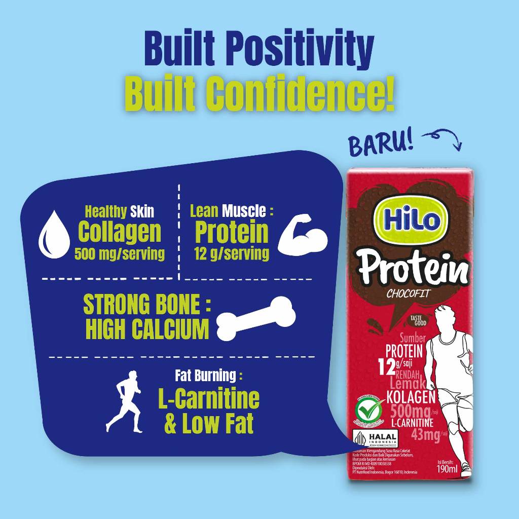

Spesial Promo - 1 Karton - HiLo Protein Chocofit UHT 190 mL Expired Kurang dari 6 Bulan