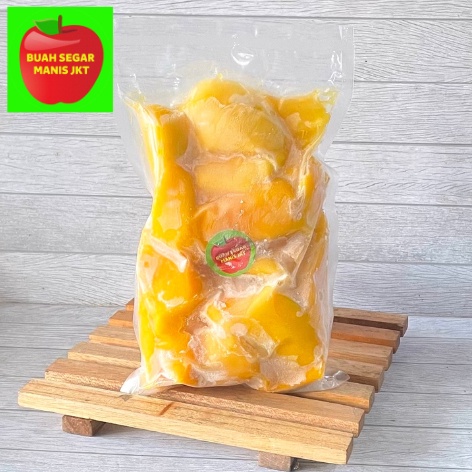 

BUAH BEKU MANGGA HARUM MANIS FROZEN MANGO 500 GR