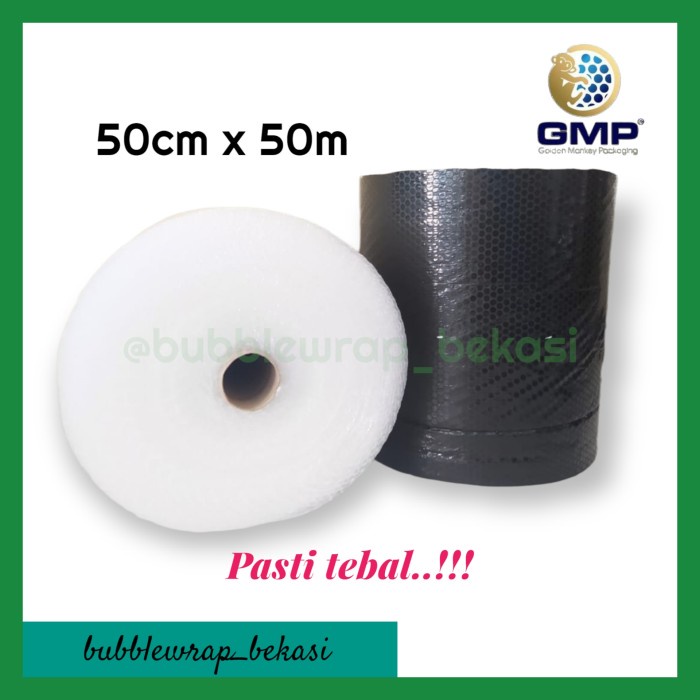 

SOUVEN- Bubble Wrap Roll PREMIUM MURAH GMP (50X50) 50 Meter X 50 CM