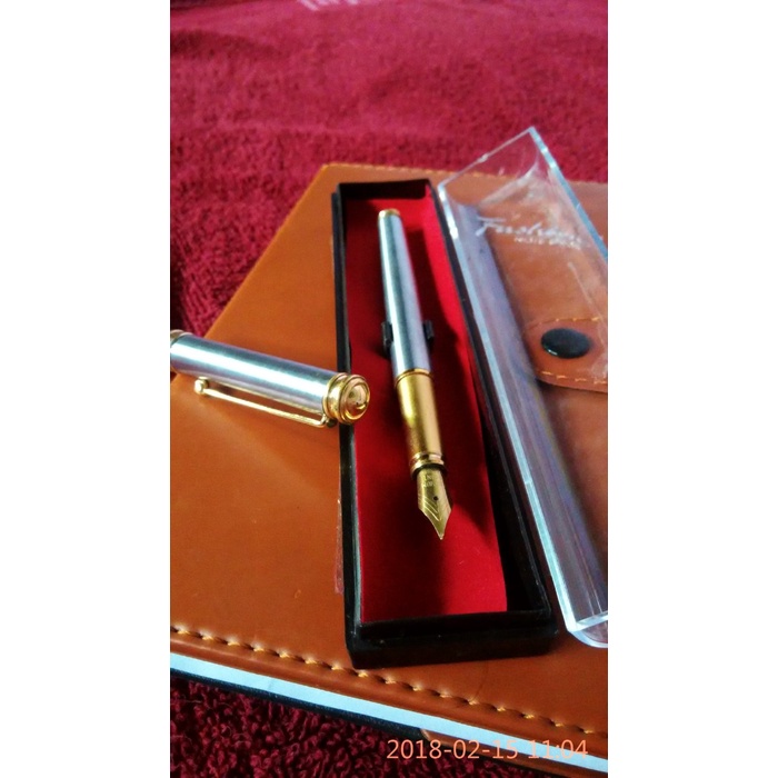 

PENA LANGKA. FOUNTAIN PEN IRIDIUM POINT ZHONGHU TITANIUM ORIGINAL