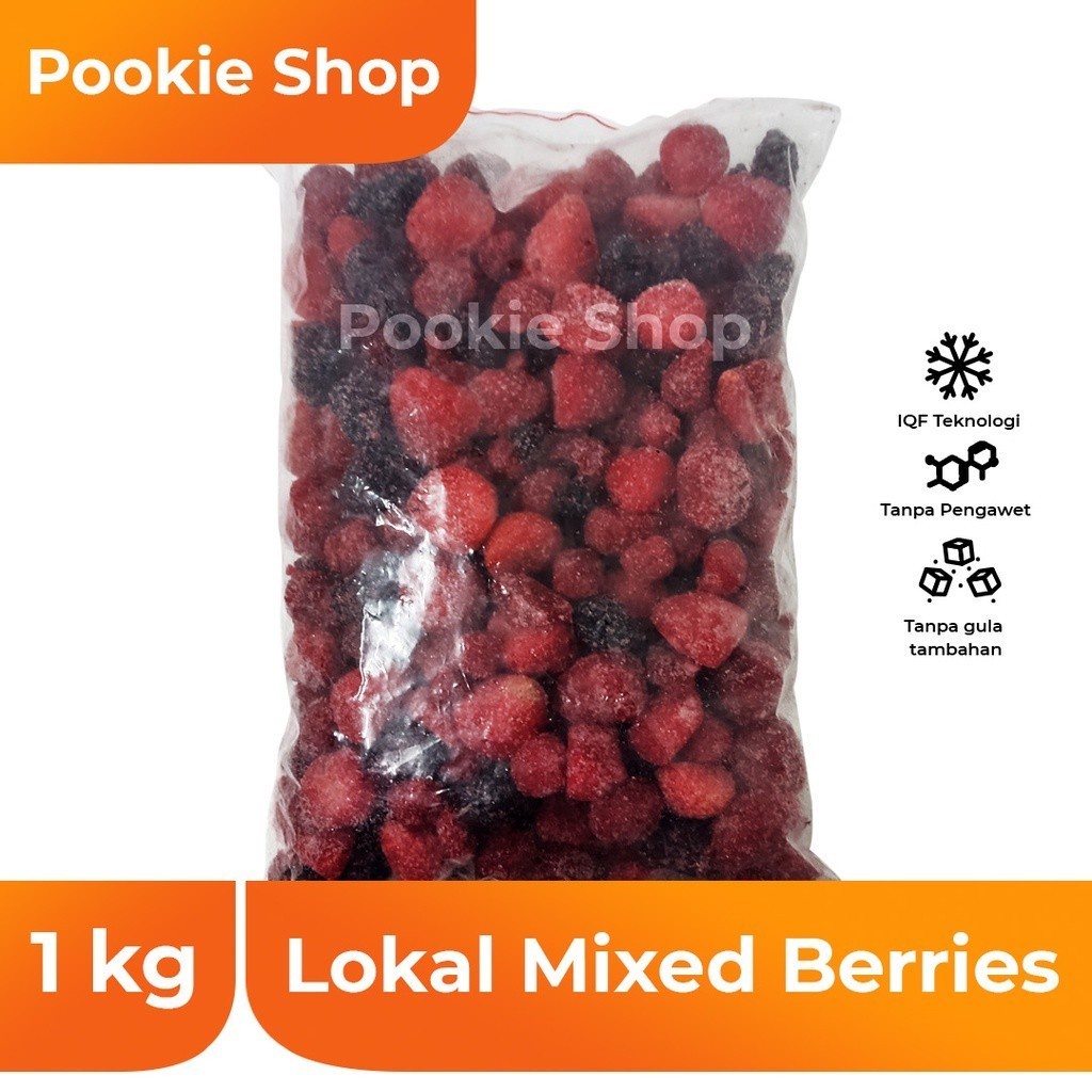 

LOKAL frozen mixed berry/mixed berries beku 1 kg