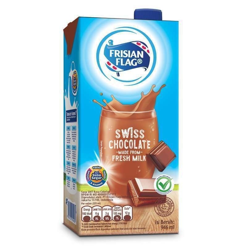 

FRISIAN FLAG Susu UHT Swiss Chocolate 946 ML