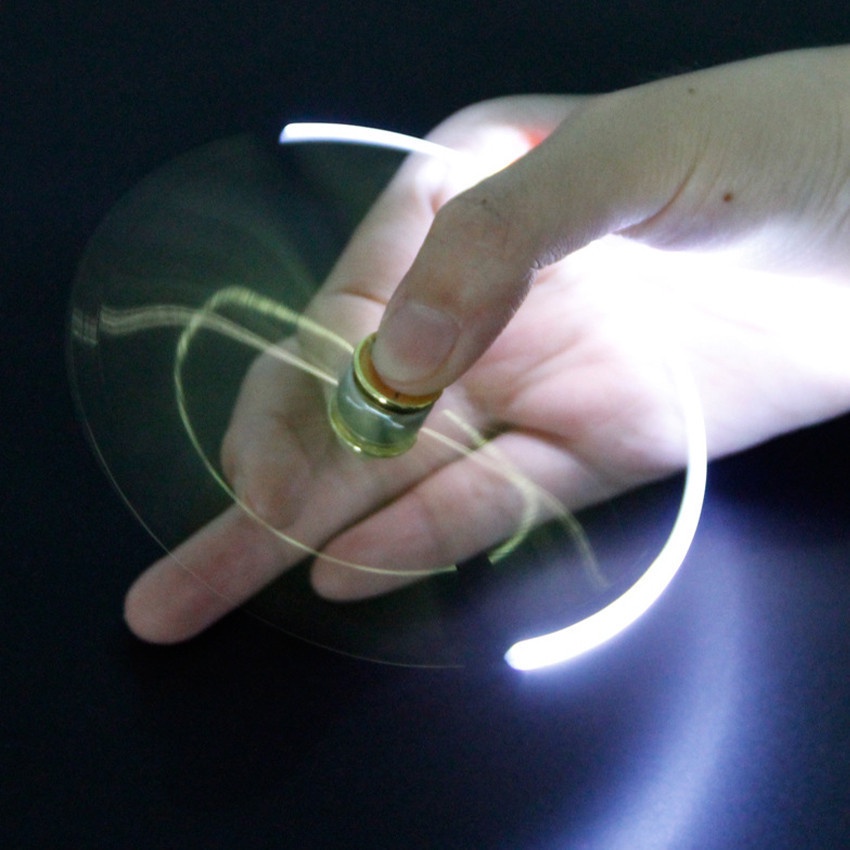 

IK! Fidget Sner Pen Metal Bolpen Hand Sner Pen / Mainan Fidget Sner Led Menyala Berputar Lama Pulpen