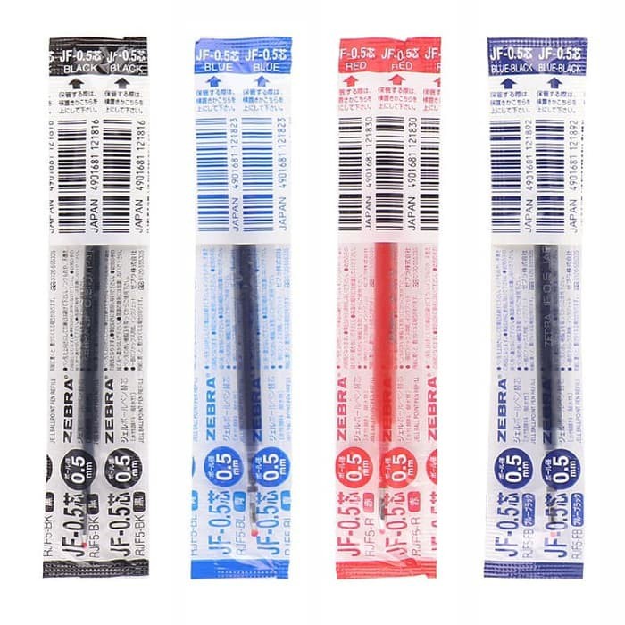 

IK! Refill Gel Pen Pulpen Bolpen Zebra Sarasa 0,5 mm / isi Ulang Pen Sarasa JF 0,5