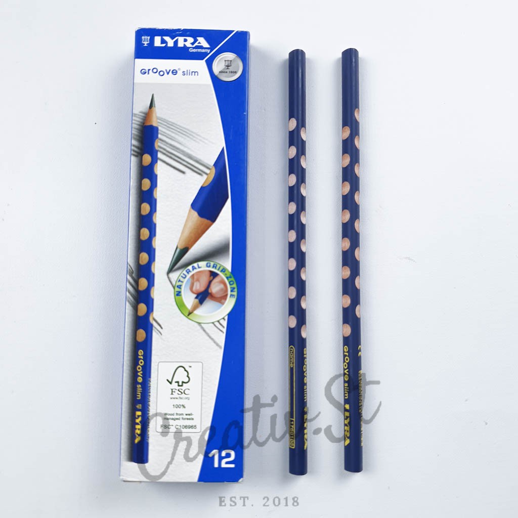 

IK! LYRA Groove Pensil Anak Segita Junior Triangular Pencil